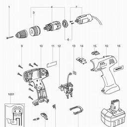 Metabo 602223 BST 9.6 Impuls spare parts