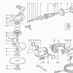 Metabo 602230 W 2230 spare parts