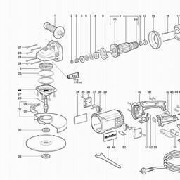 Metabo 602231 W 2231 X spare parts