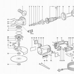 Metabo 602231 W 2231 X spare parts