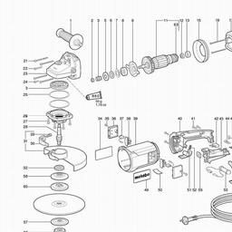 Metabo 602232 W 2232 X Quick spare parts