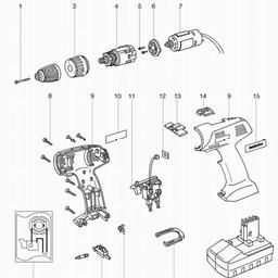 Metabo 602260 BST 15.6 PLUS spare parts