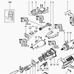 Metabo 602269 ASE 18 LTX spare parts
