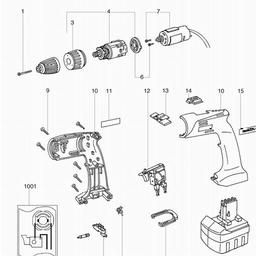 Metabo 602271 BS 9.6 spare parts