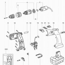 Metabo 602273 BS 12 Impuls spare parts