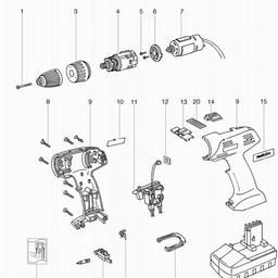 Metabo 602278 BST 18 PLUS spare parts