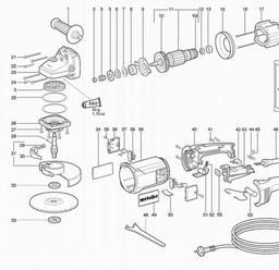Metabo 602281 W 2281 X spare parts