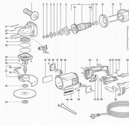 Metabo 602281 W 2281 X spare parts
