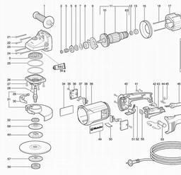 Metabo 602282 W 2282 X Quick spare parts