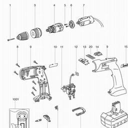 Metabo 602284 BS 12 Plus spare parts
