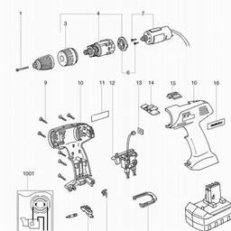 Metabo 602274 BST 12 Impuls spare parts