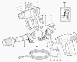 Metabo 602305 HE 2300 CONTROL spare parts
