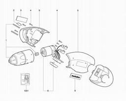 Metabo 602410 Power Grip spare parts