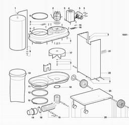 Metabo 602417 AG 2417 spare parts
