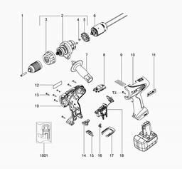 Metabo 602419 BSP 12 Plus spare parts