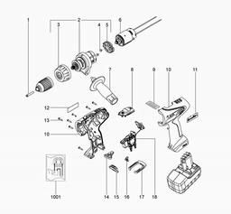 Metabo 602420 BSP 15.6 Plus spare parts