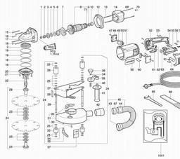 Metabo 602565 MF 2565 spare parts