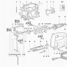 Metabo 604900 STE 65 spare parts