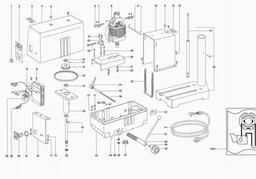Metabo 605014 TB E 5014 spare parts
