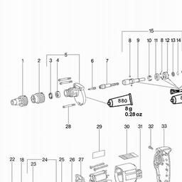 Metabo 605038 S E 5040 R+L spare parts