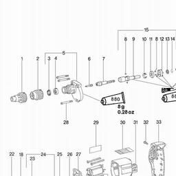 Metabo 605038 S E 5040 R+L spare parts
