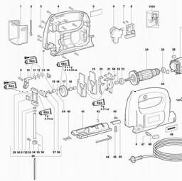 Metabo 604900 STE 65 spare parts