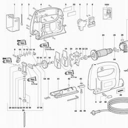 Metabo 605700 STE 70 spare parts