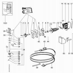 Metabo 606000 ST EP 600 spare parts