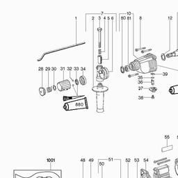 Metabo 606009 BH 6009 S spare parts