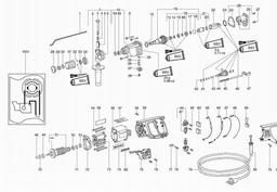 Metabo 606015 BH E 6015 S- R+L spare parts
