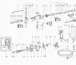 Metabo 606224 BH E 24 SR spare parts