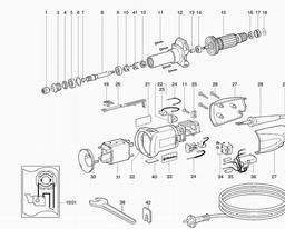 Metabo 606304 GE 700 Basic spare parts