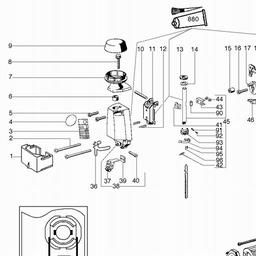 Metabo 607000 ST EP 700 spare parts