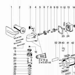 Metabo 607175 P E 7175 spare parts