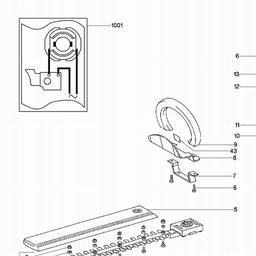 Metabo 608052 HS A 8043 spare parts