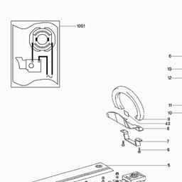 Metabo 608052 HS A 8043 spare parts