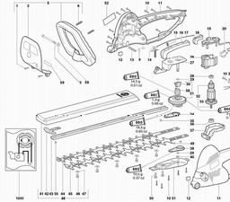 Metabo 608355 HS 8355 S spare parts