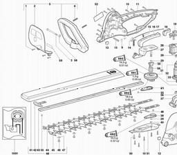 Metabo 608365 HS 8365 S spare parts