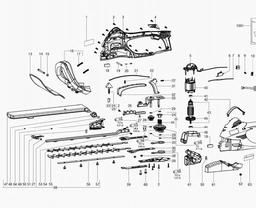 Metabo 608655 HS 8655 Quick spare parts