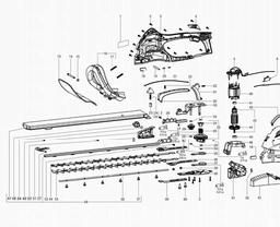 Metabo 608675 HS 8675 Quick spare parts
