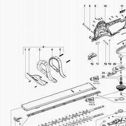 Metabo 608765 HS 8765 spare parts