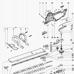 Metabo 608855 HS 8855 spare parts