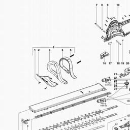 Metabo 608865 HS 8865 spare parts