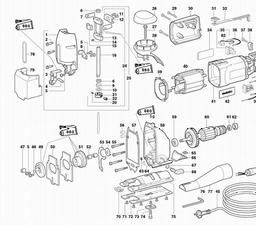 Metabo 610700 STE 105 spare parts