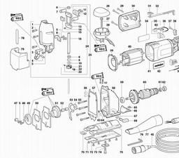 Metabo 611133 ST 135 AC/DC spare parts