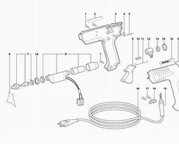 Metabo 618121 KE 3000 spare parts