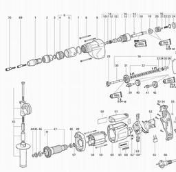 Metabo 620002 USE 8 spare parts