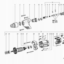 Metabo 620003 SE 2800 spare parts