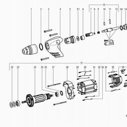 Metabo 620004 SE 4000 spare parts