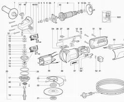 Metabo 620011 WQ 125 SP / WQ Euro spare parts